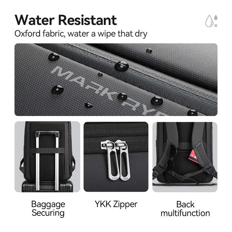 Transforma: Expandable Transformable High-Quality Oxford Waterproof Backpack with USB Charging Capability